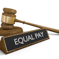 Equal pay sign Equal pay sign
