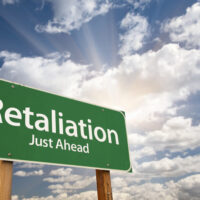 Green Retaliation sign Green Retaliation sign