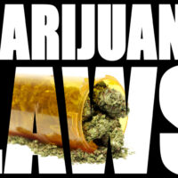 Marijuana Law sign Marijuana Law sign