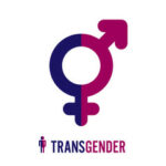 The gender sign that reads transgender