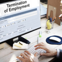 termination of employment on computer