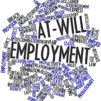 Word cloud for At-will employment Word cloud for At-will employment