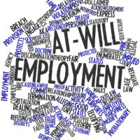 Word cloud for At-will employment