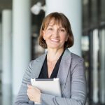 Woman over 40, office attire